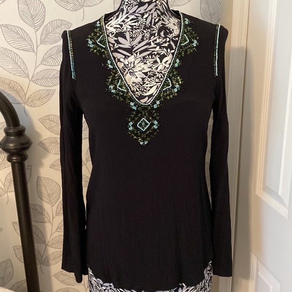Women’s Hale Bob beaded blouse - Picture 1 of 10